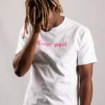 Tee-shirt Ange Blanc Rose