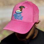 Casquette Palmier Rose